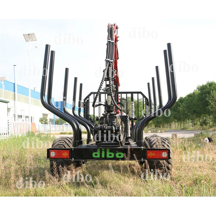 Timber Trailer And Crane