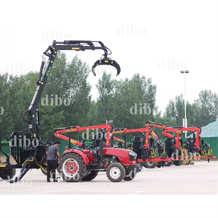 Timber Trailer And Crane